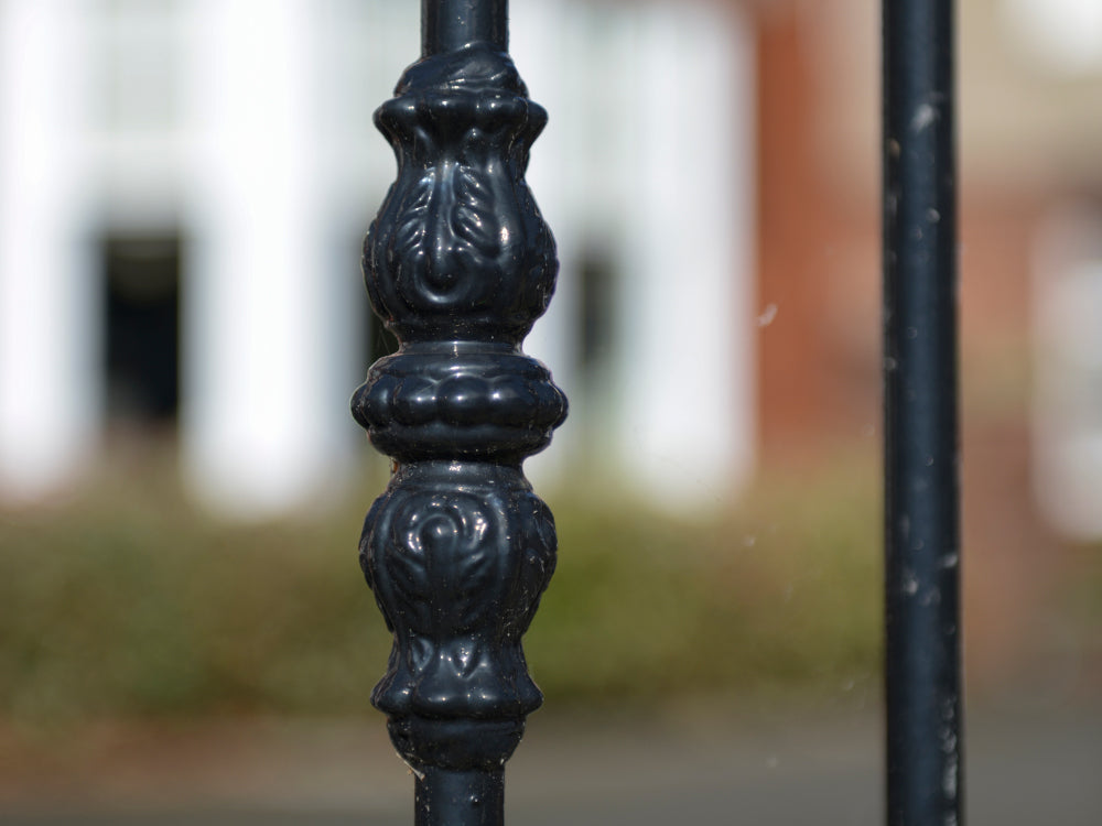Wrought Iron Fencing Collar for Decor