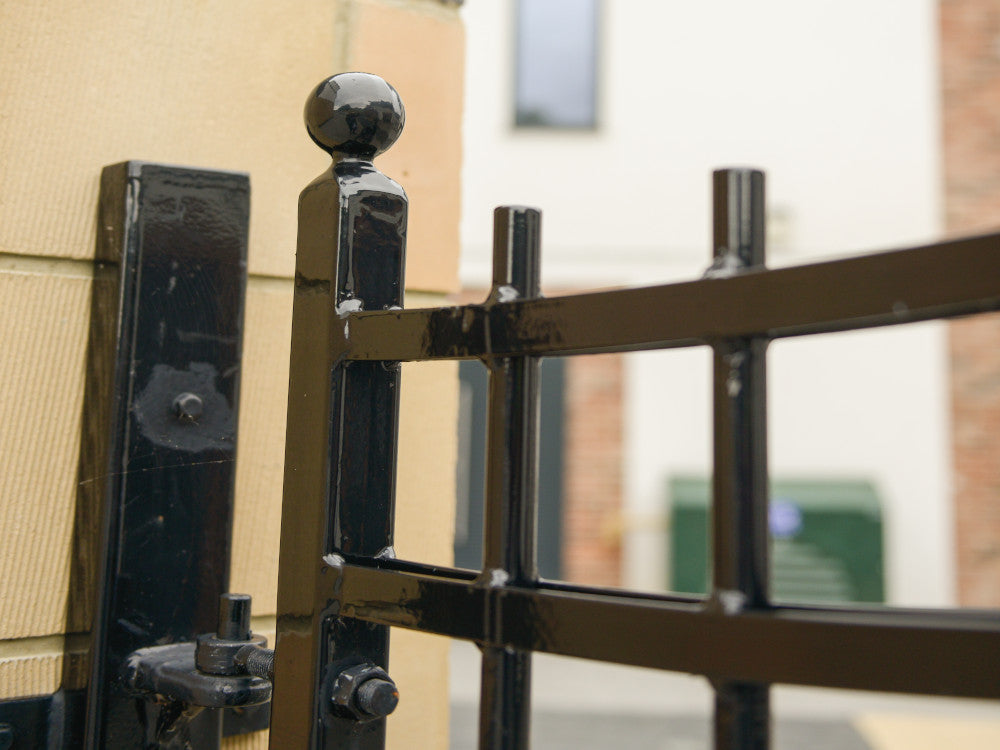 Steel Box Section for Gates - Installed Into The Wall