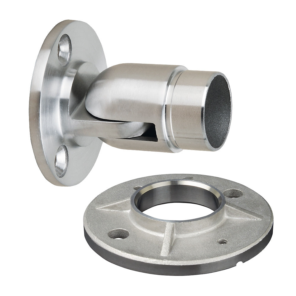 Stainless Steel Base Plates and Wall Brackets