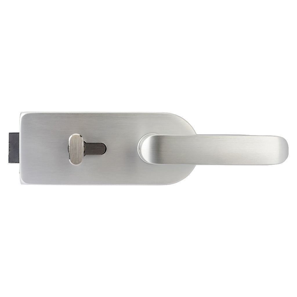 Aluminium Glass To Wall Gate Lock With 3 Keys To Suit 10-12mm Glass