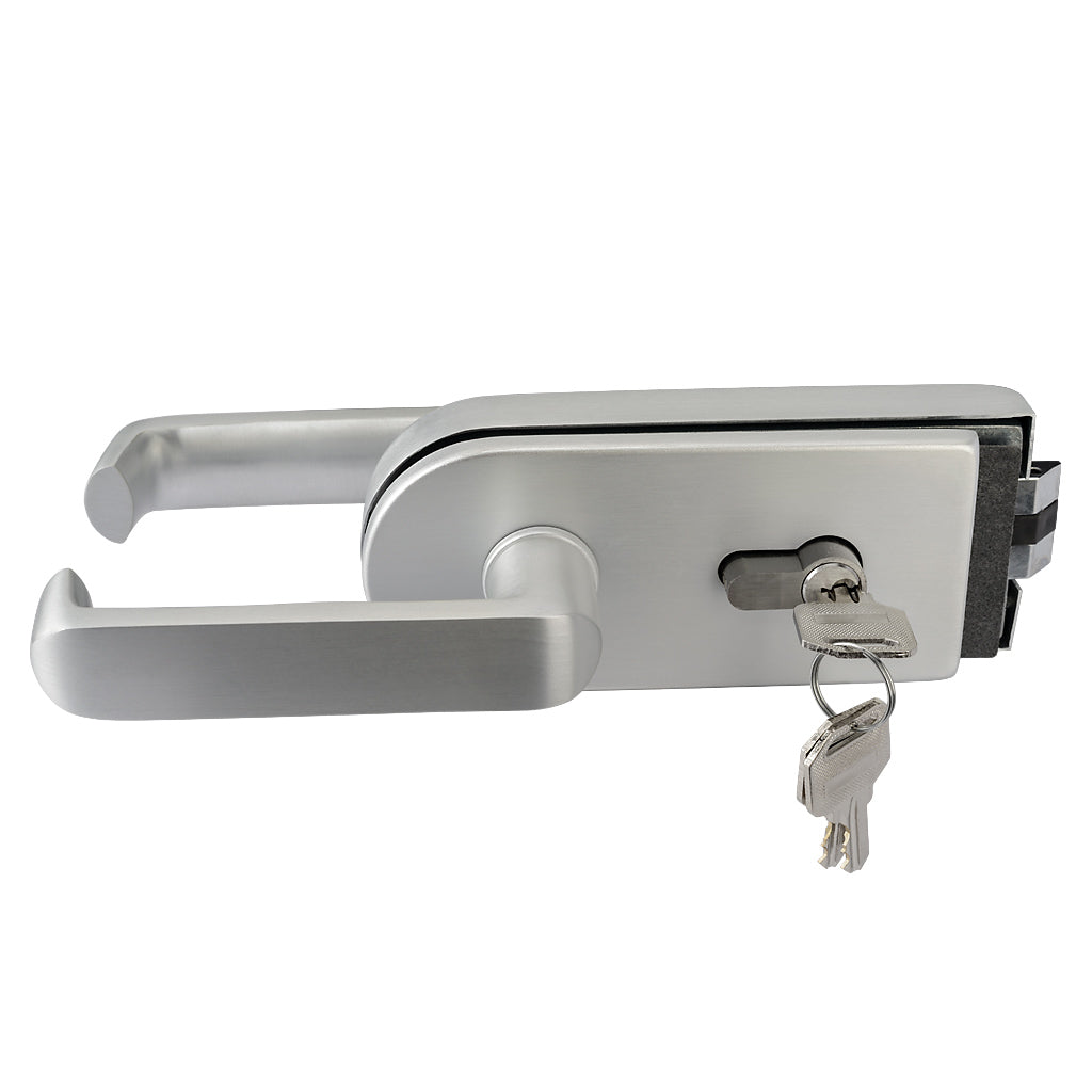 Aluminium Glass To Wall Gate Lock With 3 Keys To Suit 10-12mm Glass