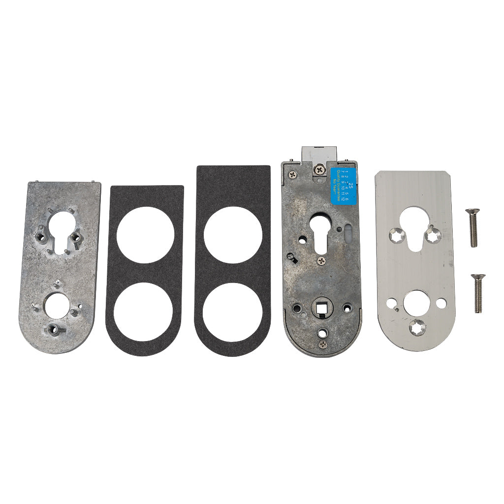 Aluminium Glass To Wall Gate Lock With 3 Keys To Suit 10-12mm Glass