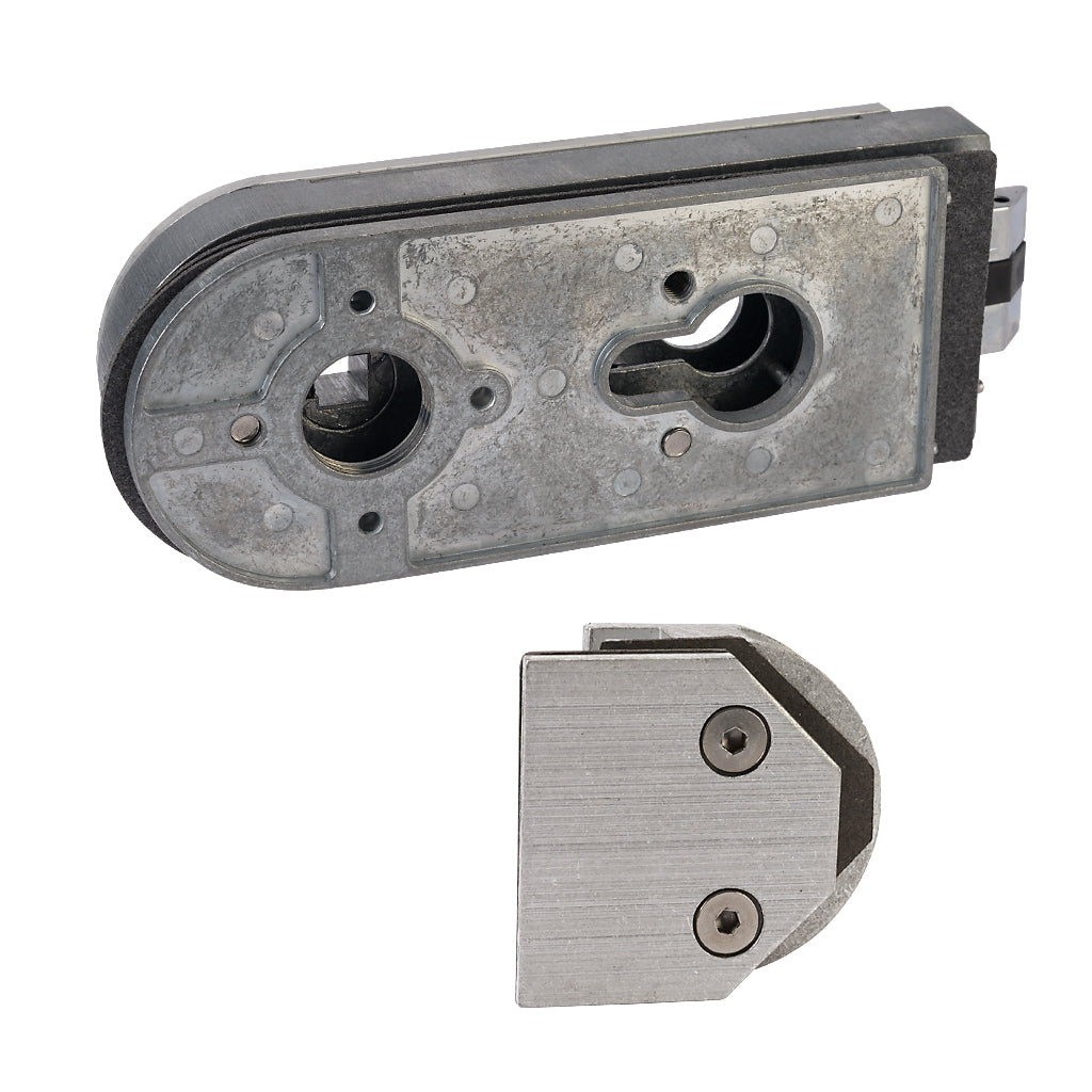 Aluminium Glass To Glass Gate Lock With 3 Keys To Suit 10-12mm Glass