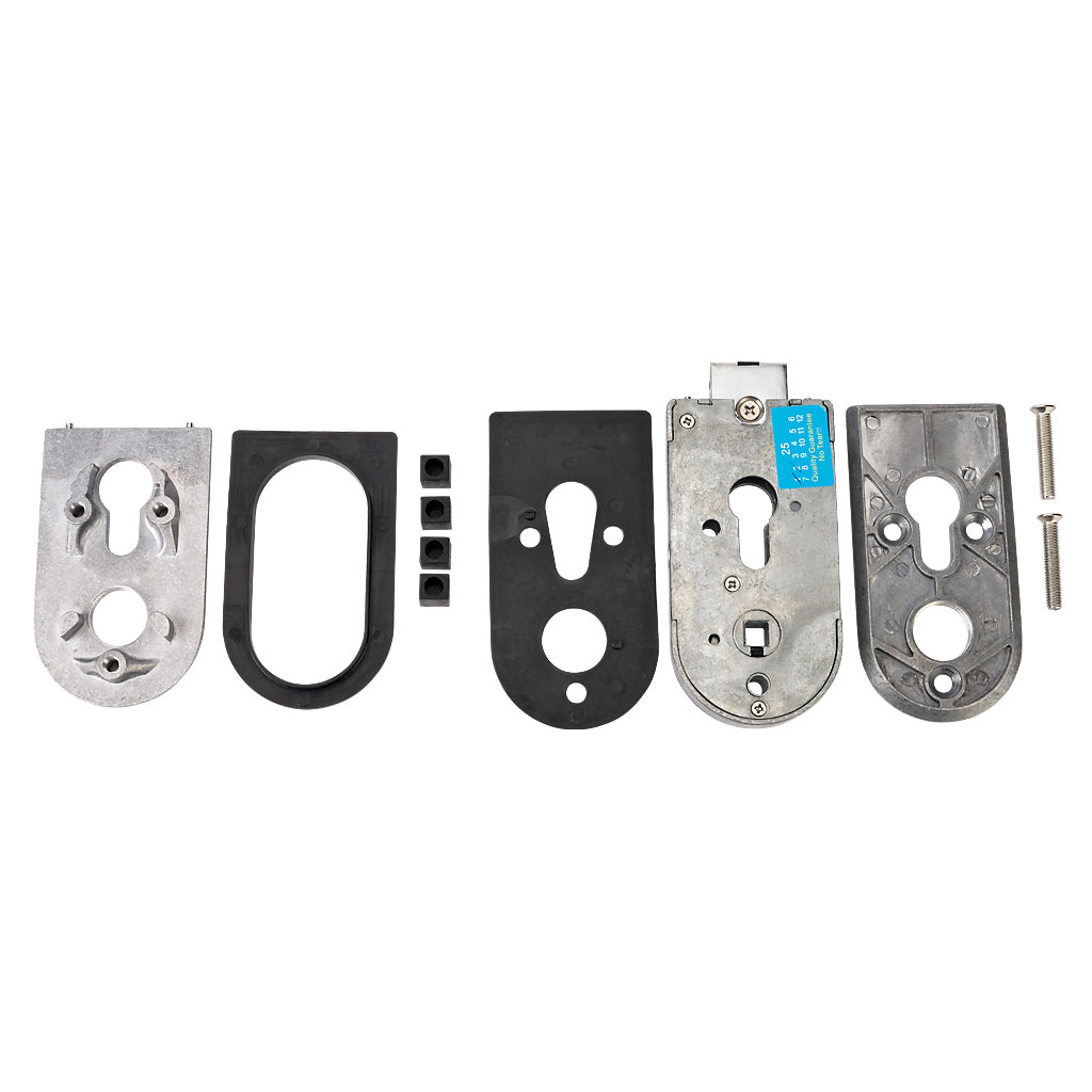 Aluminium Glass To Wall Gate Lock With 3 Keys To Suit 10-12mm Glass