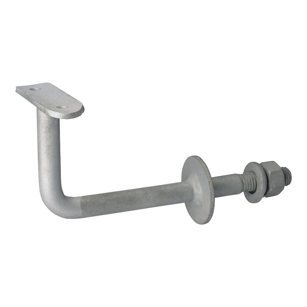 Adjustable Handrail Bracket With 42.4mm Saddle Galvanised