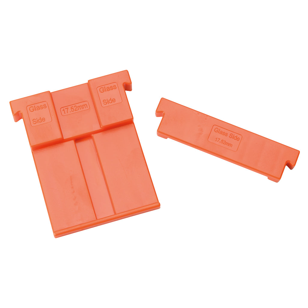 Adjustable Aluminium Channel Glass Kit For 17.52mm Glass 5000mm