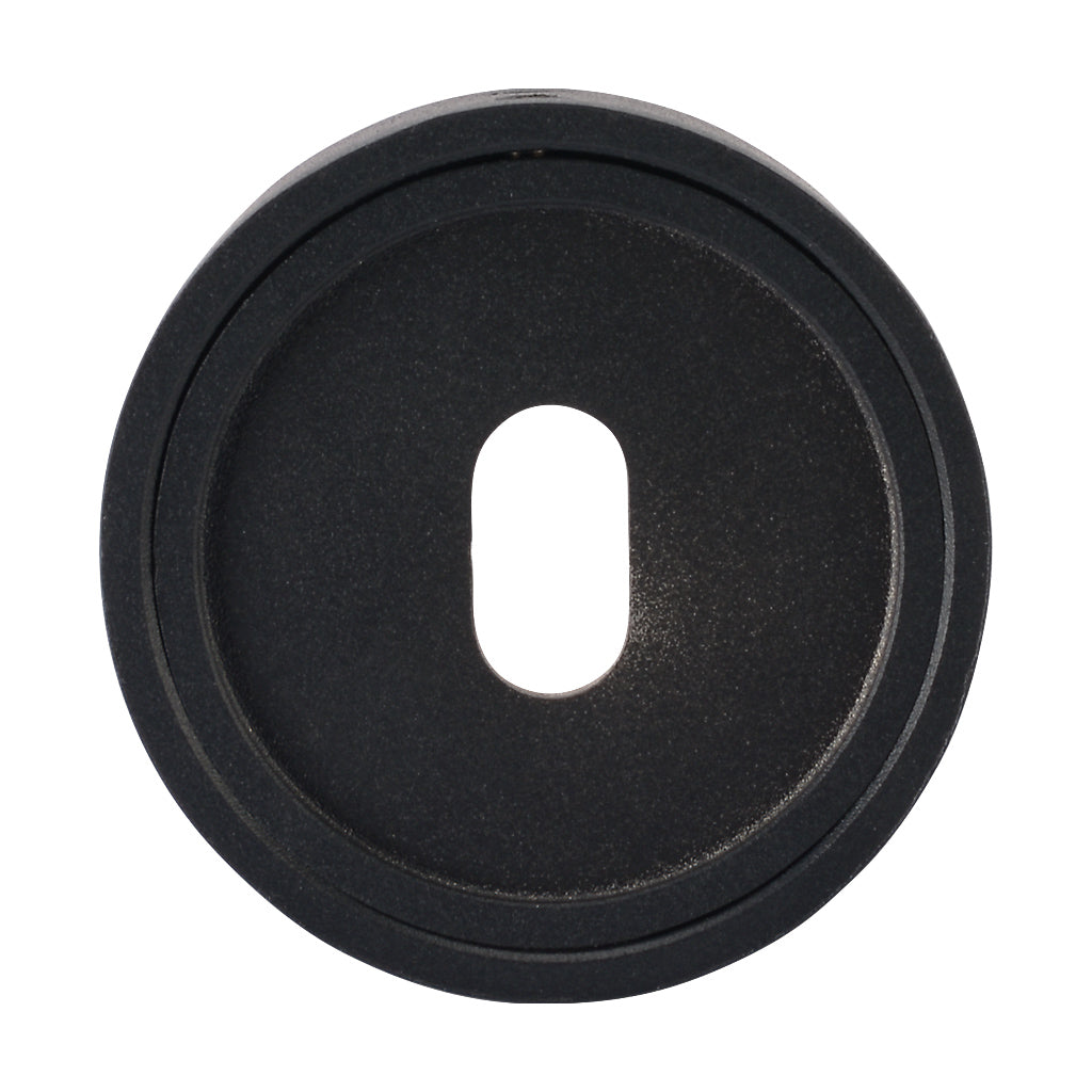 Wall Flange Holder For Aluminium Slotted Tube 42.4mm Black