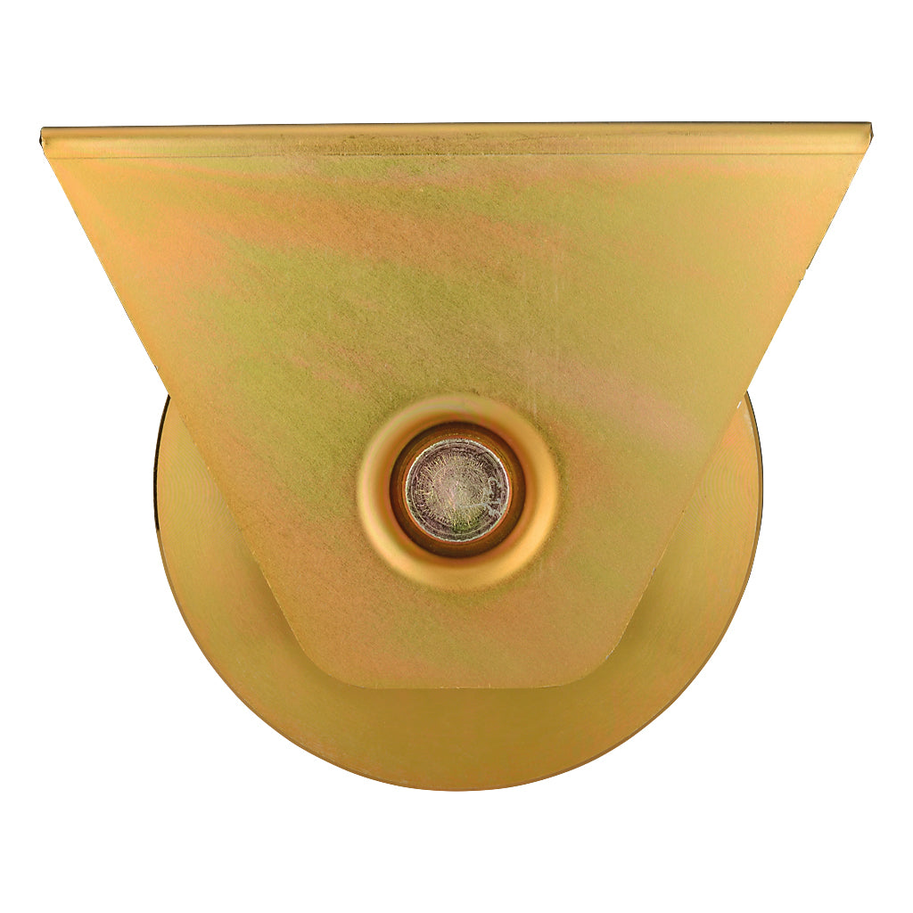 140mm Diameter Box Section Slider Wheel To Suit 20mm Diameter Track