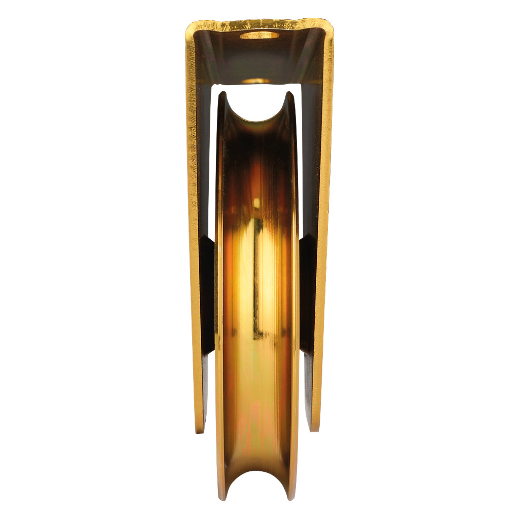 140mm Diameter Box Section Slider Wheel To Suit 20mm Diameter Track