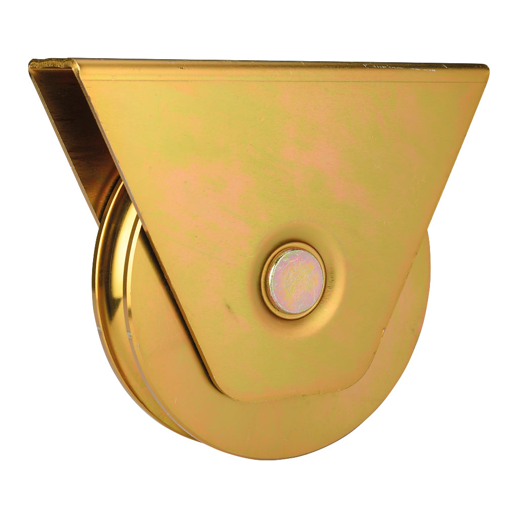 140mm Double Bearing Box Section Slider Wheel To Suit 20mm Diameter Track