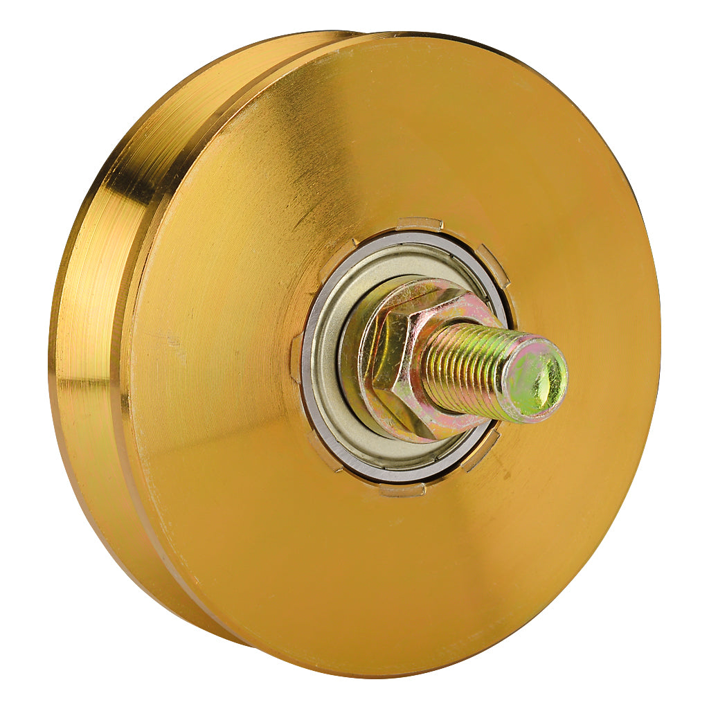 120mm Diameter Double Bearing Slider Wheel To Suit V Section Ground Track