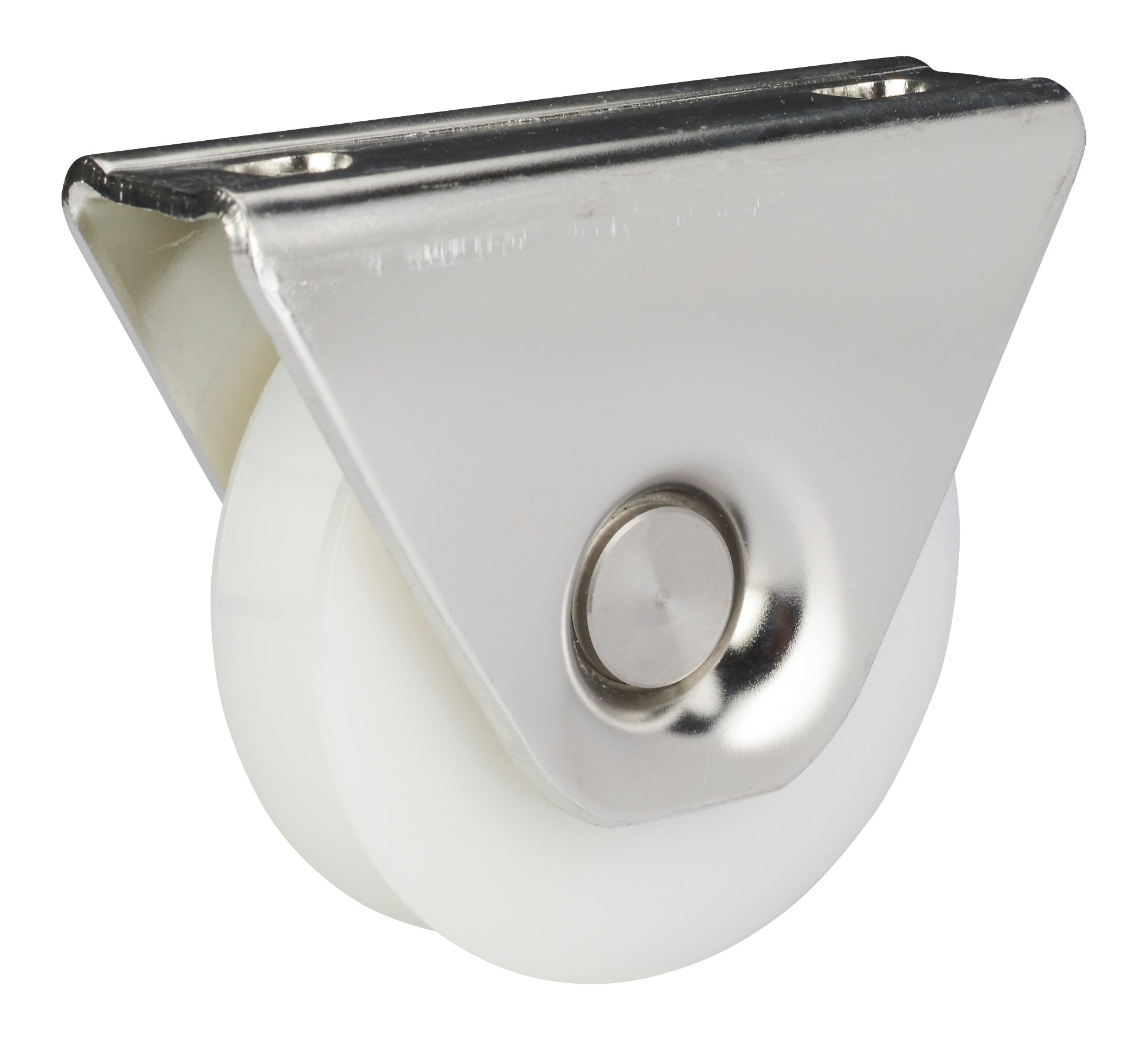 80mm Box Section Nylon Slider Wheel To Suit V Section Ground Track