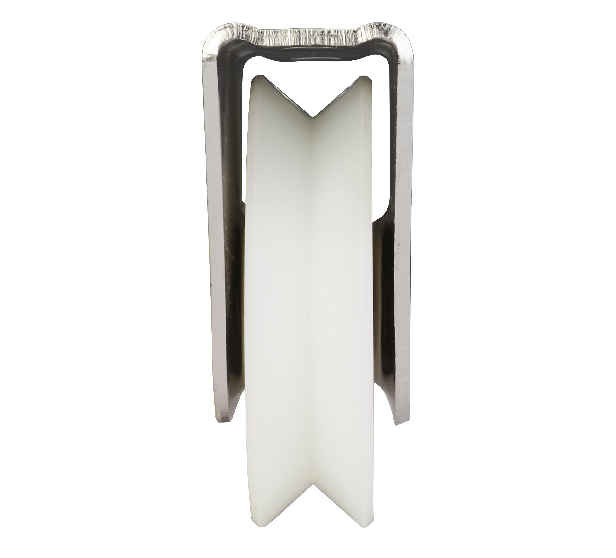 80mm Box Section Nylon Slider Wheel To Suit V Section Ground Track