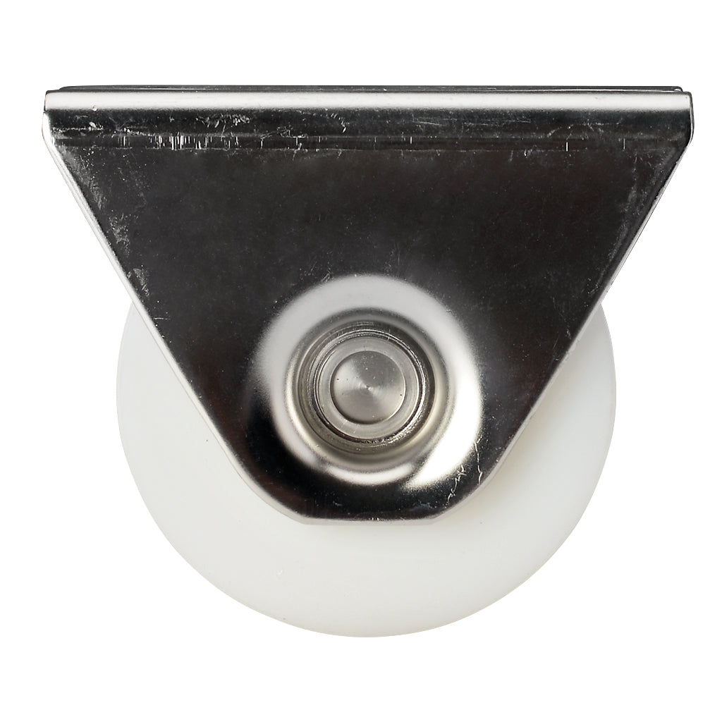 80mm Box Section Nylon Slider Wheel To Suit 20mm Diameter Track