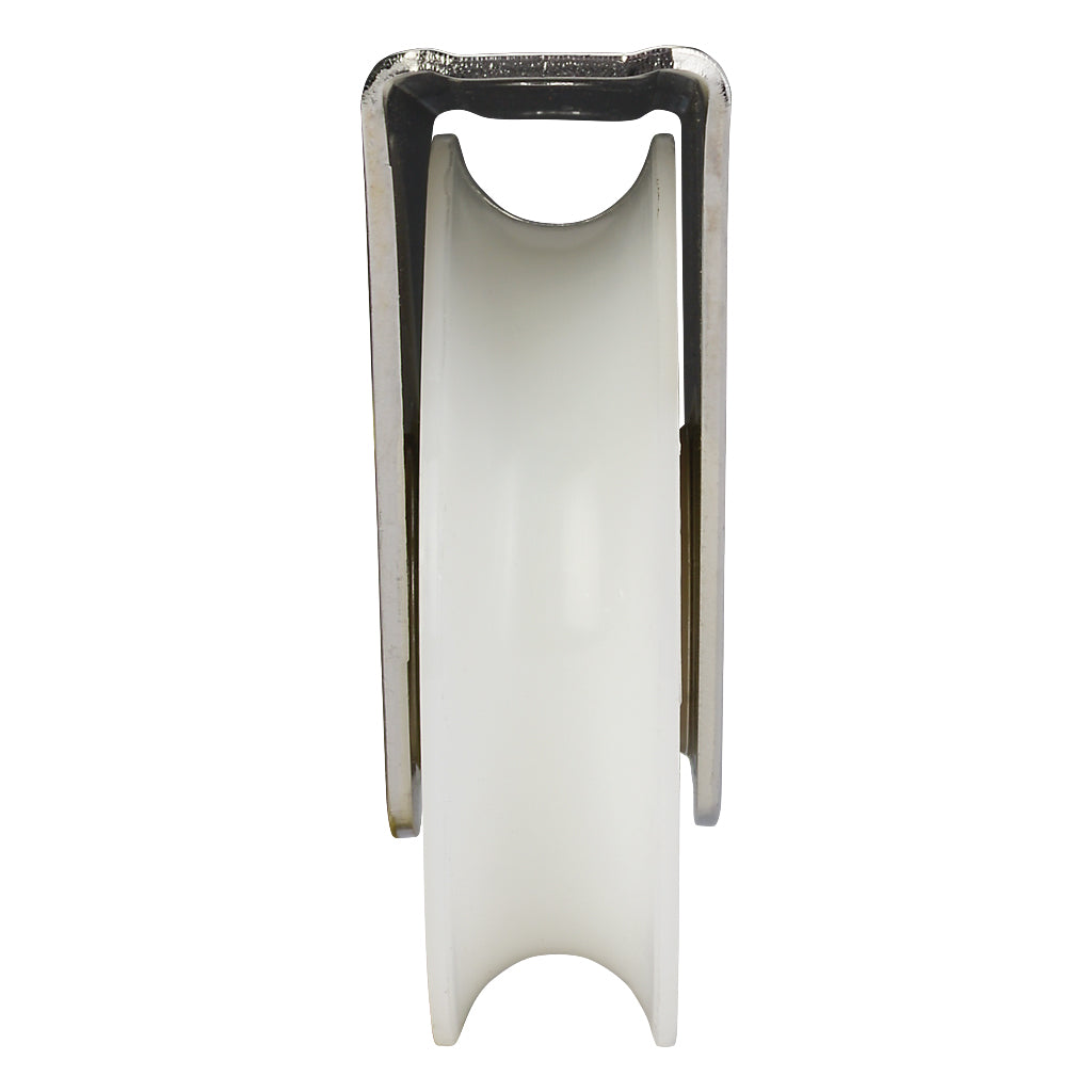 100mm Box Section Nylon Slider Wheel To Suit 20mm Diameter Track