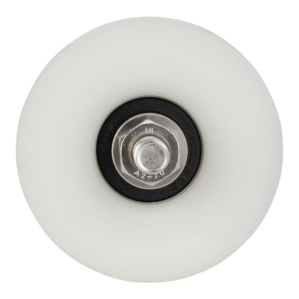 80mm Diameter Nylon Slider Wheel To Suit V Section Ground Track