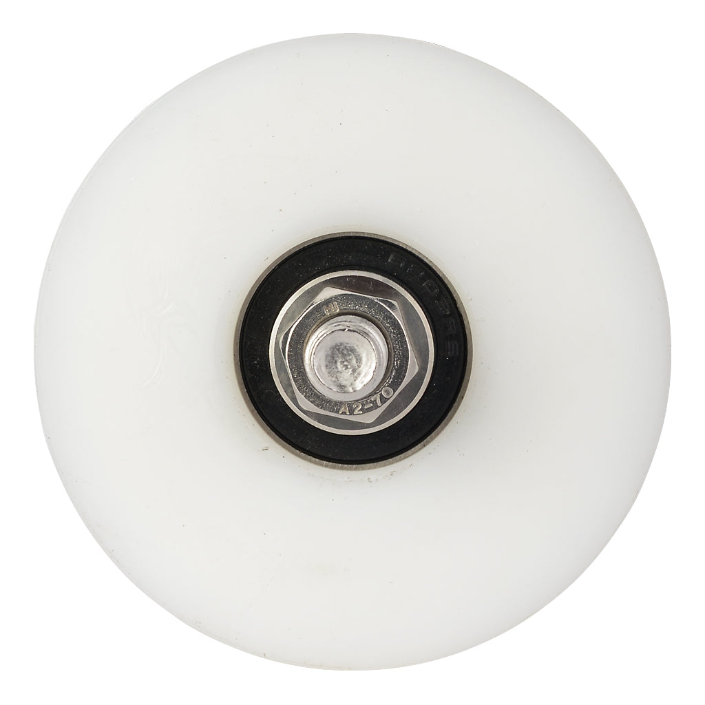 100mm Diameter Nylon Slider Wheel To Suit V Section Ground Track
