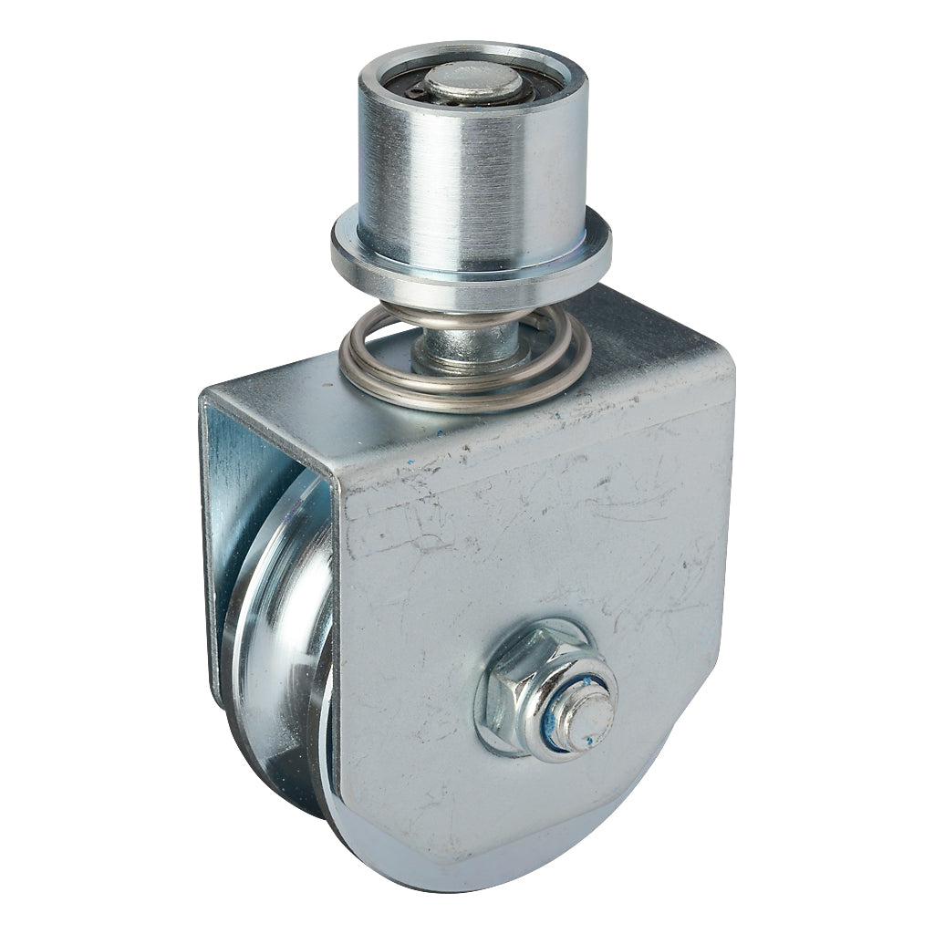 80mm Diameter Sliding Wheel With Spring To Suit 20mm Diameter Track