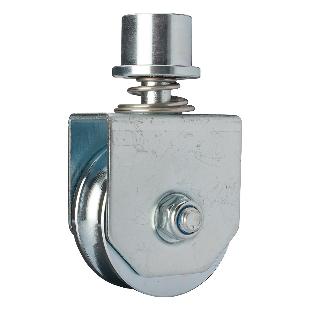80mm Diameter Sliding Wheel With Spring To Suit 20mm Diameter Track