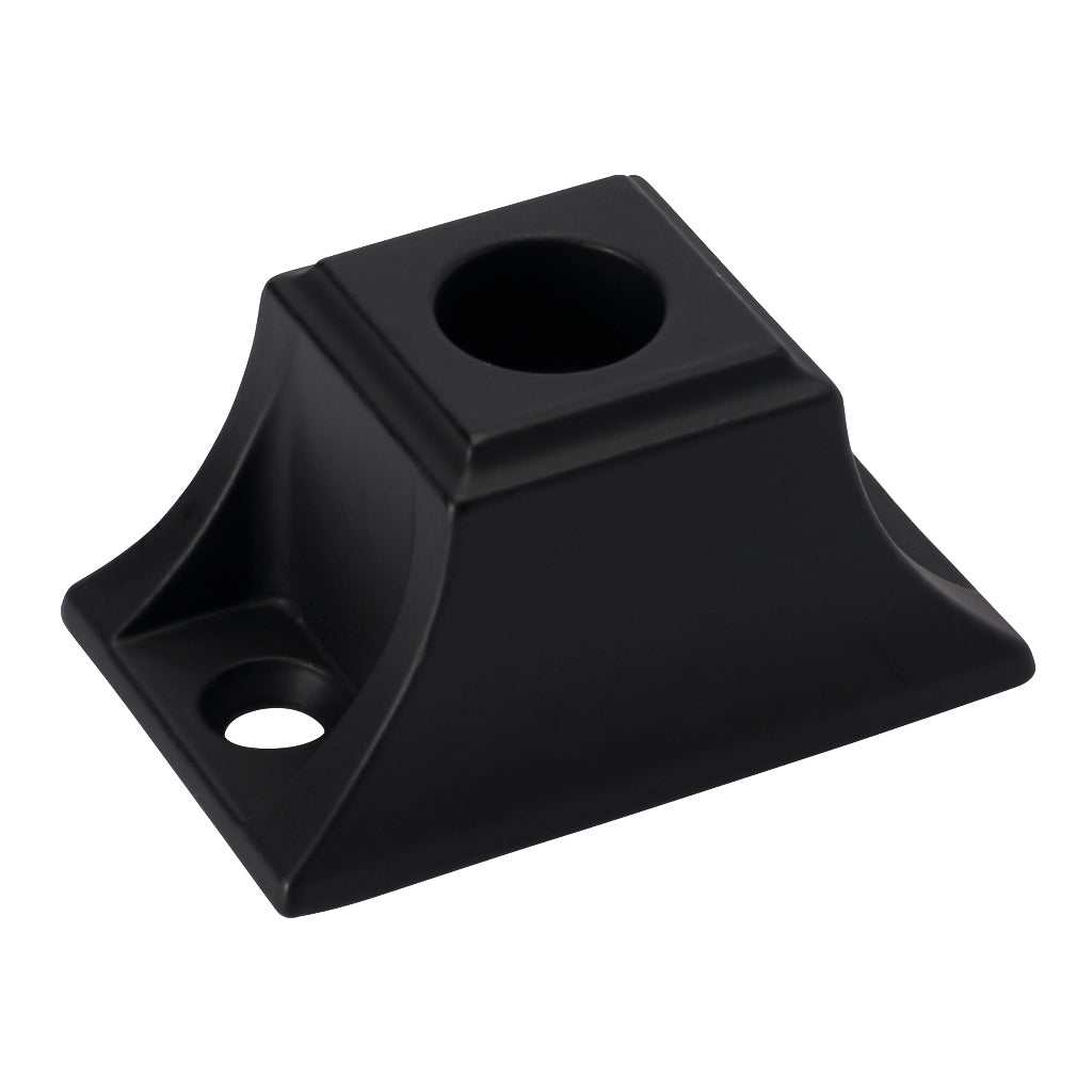 Aluminium Baluster Bracket On Level For 12.5mm Diameter Round Black