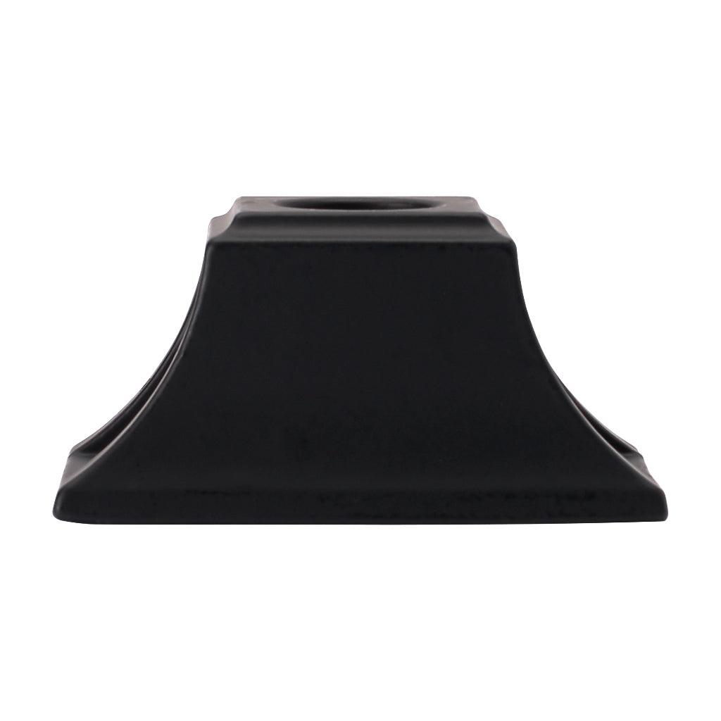 Aluminium Baluster Bracket On Level For 12.5mm Diameter Round Black