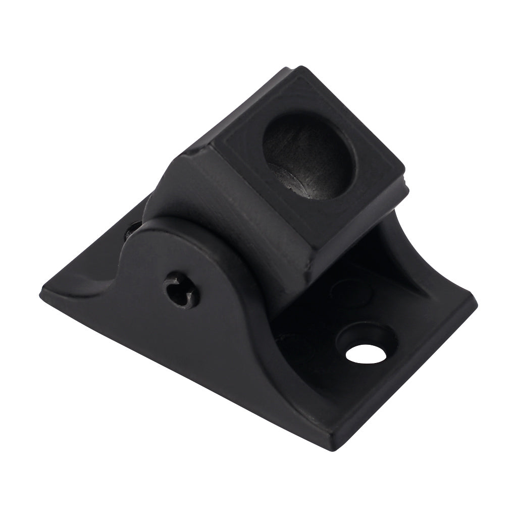 Adjustable Aluminium Baluster Bracket For 12.5mm Diameter Round Black