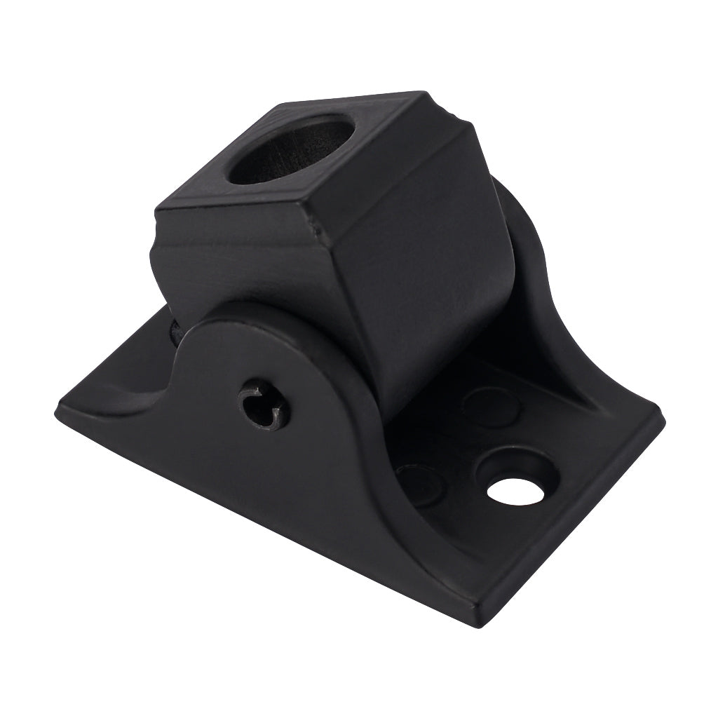 Adjustable Aluminium Baluster Bracket For 12.5mm Diameter Round Black