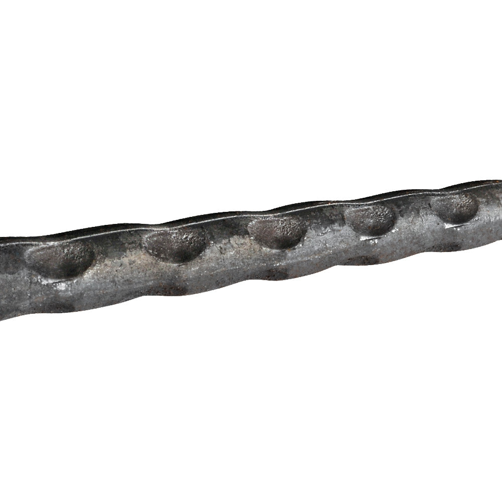 BR1 12mm Round Hammered Edge Bar