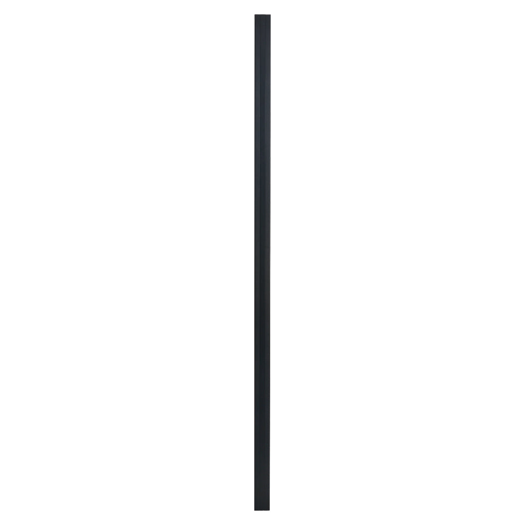 Aluminium Fence Post To Suit Composite Gate Boards 2350mm Black