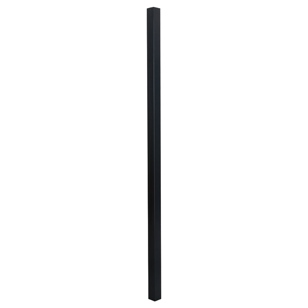 Aluminium Fence Post To Suit Composite Gate Boards 2350mm Black