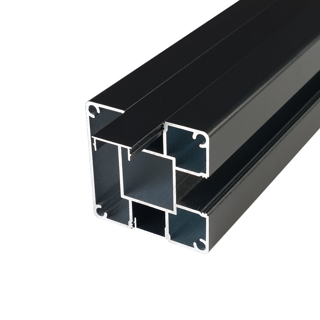 Aluminium Fence Post To Suit Composite Gate Boards 2350mm Black