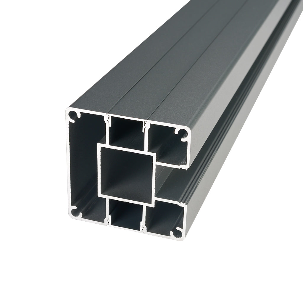 Aluminium Fence Post To Suit Composite Gate Boards 2350mm Anthracite Grey