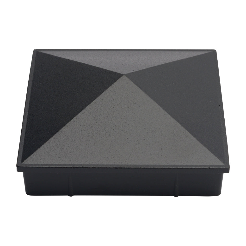 Aluminium Fence Post Cap Black
