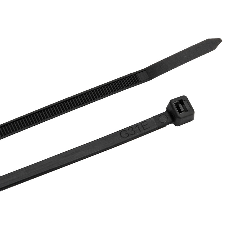 Black Nylon Cable Ties 370mm x 4.8mm Pack Of 100