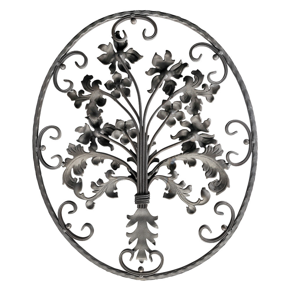 FF61 Floral Feature Panel 800 x 660mm 14mm Square Bar