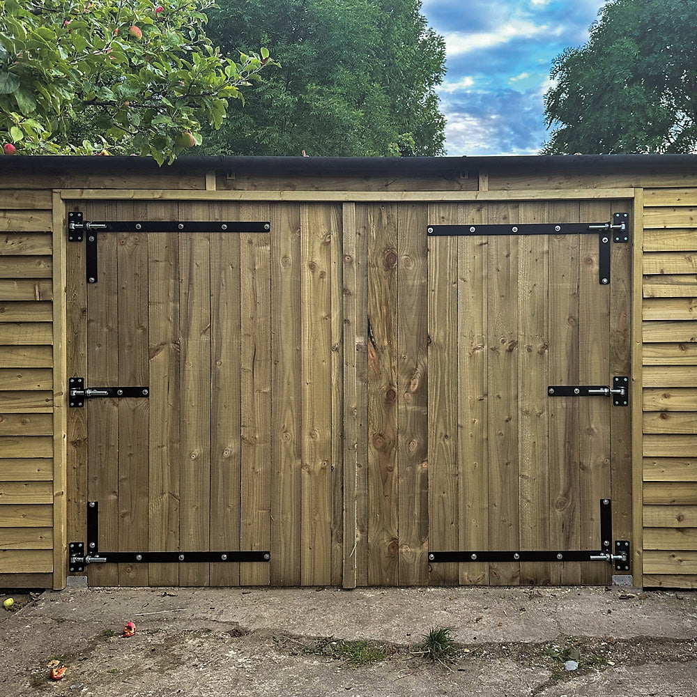 Wooden Gate Hinge M20 300mm Strap