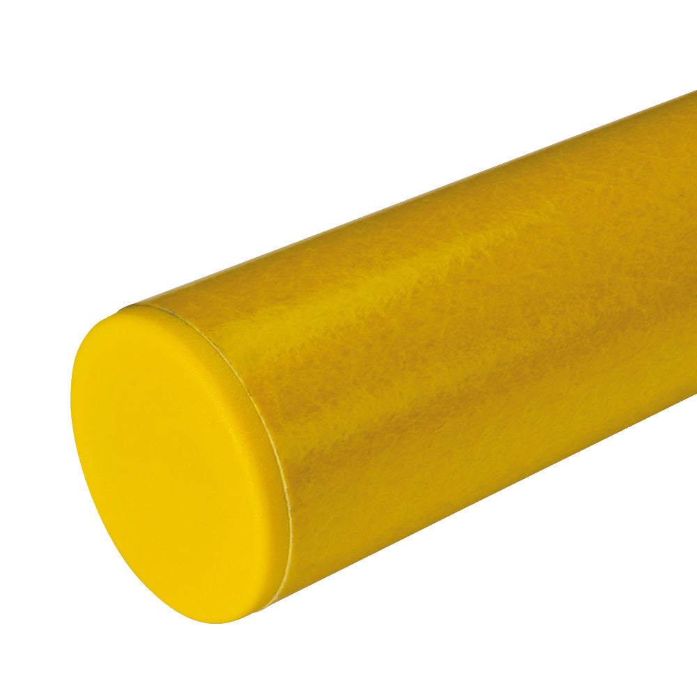 GRP Handrail Fitting Plastic End Cap Yellow 50mm dia