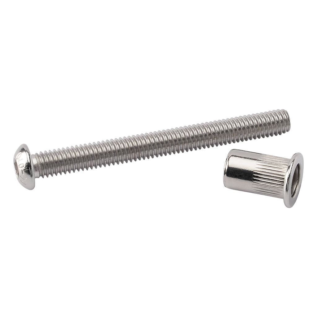 GRP Handrail Fitting M6 Rivet Nut & Bolt