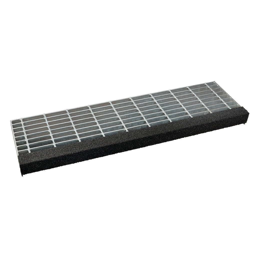 GRP Fibre Step Nosing 55 x 55 x 4mm 1000mm Black Coarse