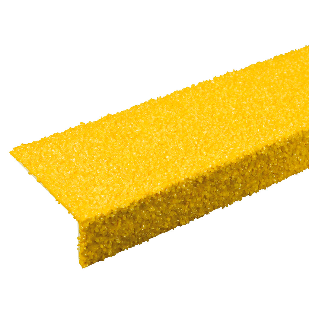 GRP Fibre Step Nosing 70 x 30mm 3000mm Yellow Coarse
