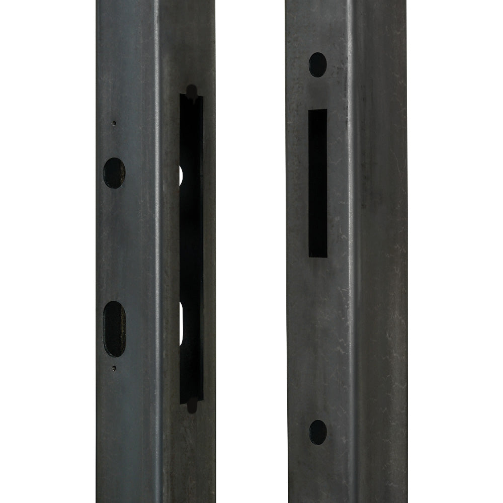 Locinox Sixtylock Kit Black To Suit 60mm Box Section With 2 x 2m Profiled Box Section