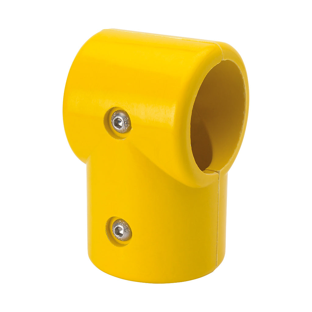 GRP Handrail Fitting Short Tee Complete With Drilled Holes & M6 Bolts