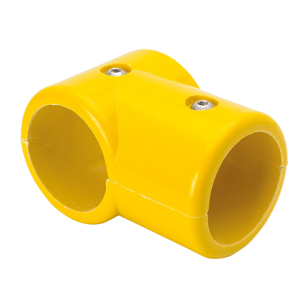 GRP Handrail Fitting Short Tee Complete With Drilled Holes & M6 Bolts