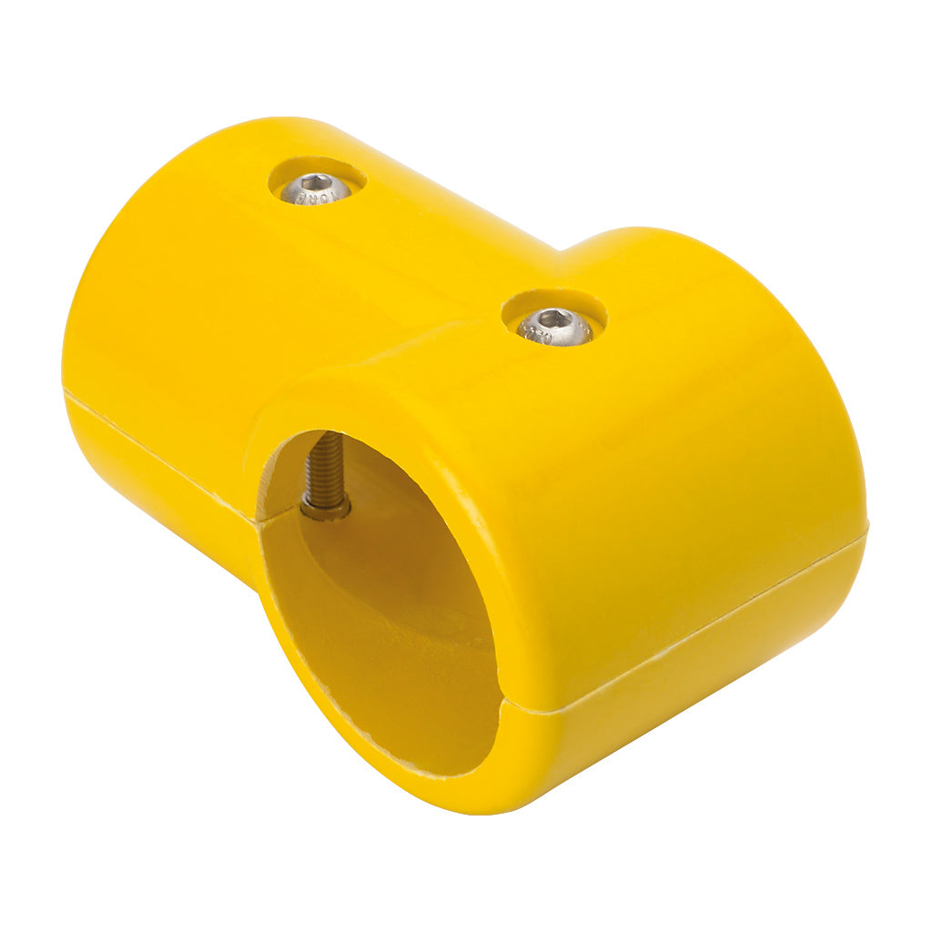 GRP Handrail Fitting Short Tee Complete With Drilled Holes & M6 Bolts