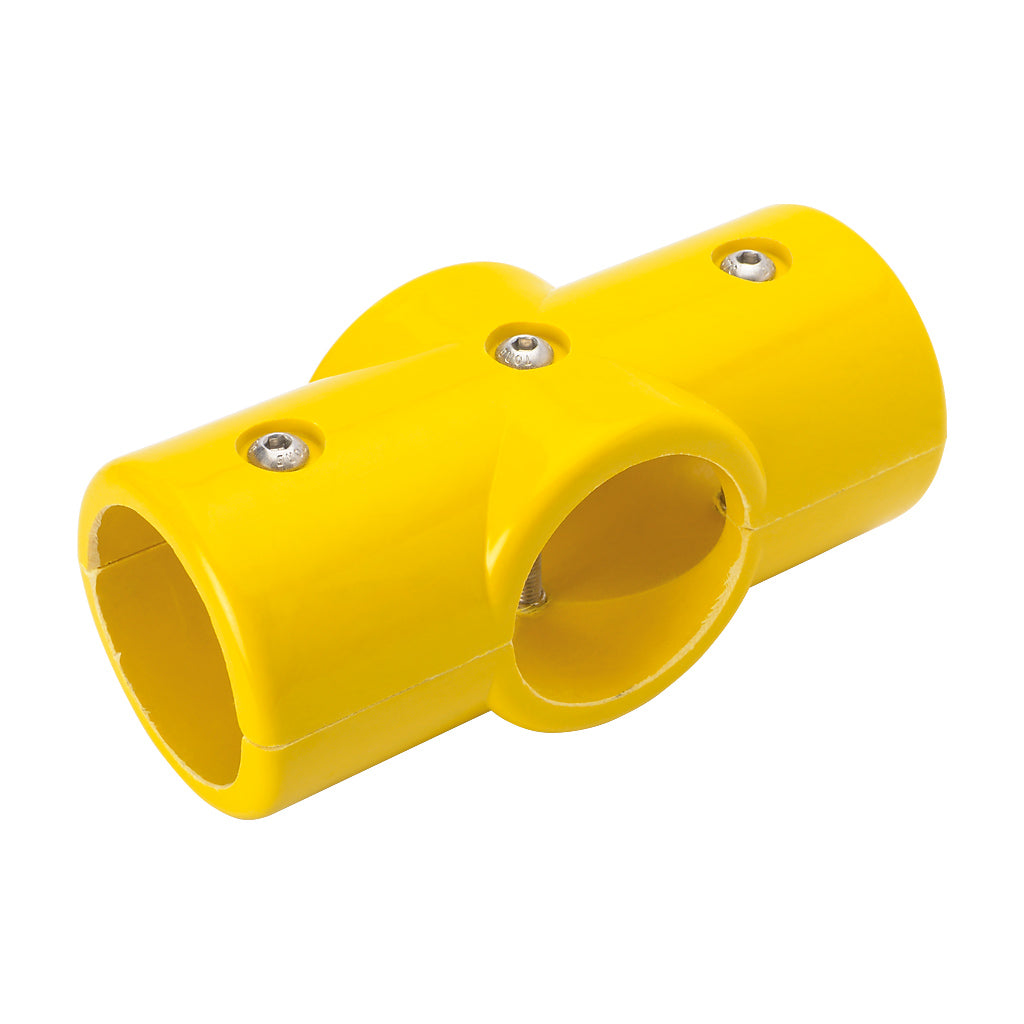 GRP Handrail Fitting Mid Rail Cross Complete With Drilled Holes & M6 Bolts