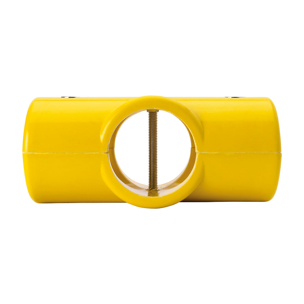 GRP Handrail Fitting Mid Rail Cross Complete With Drilled Holes & M6 Bolts