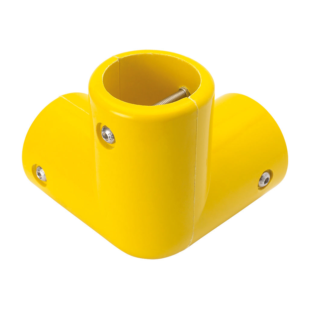 GRP Handrail Fitting Top Corner Complete With Drilled Holes & M6 Bolts