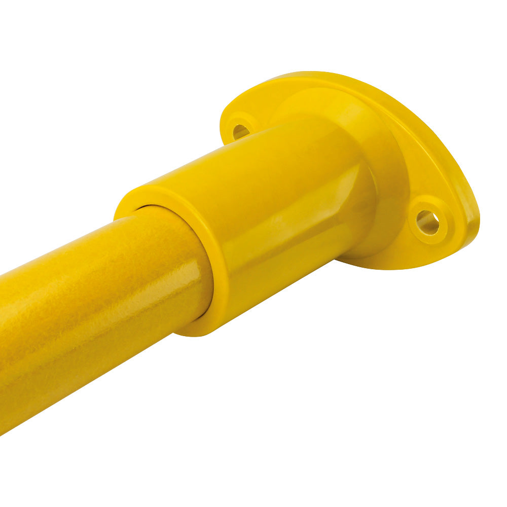 GRP Handrail Fitting Round Wall Flange Complete With Drilled Holes & M6 Bolt