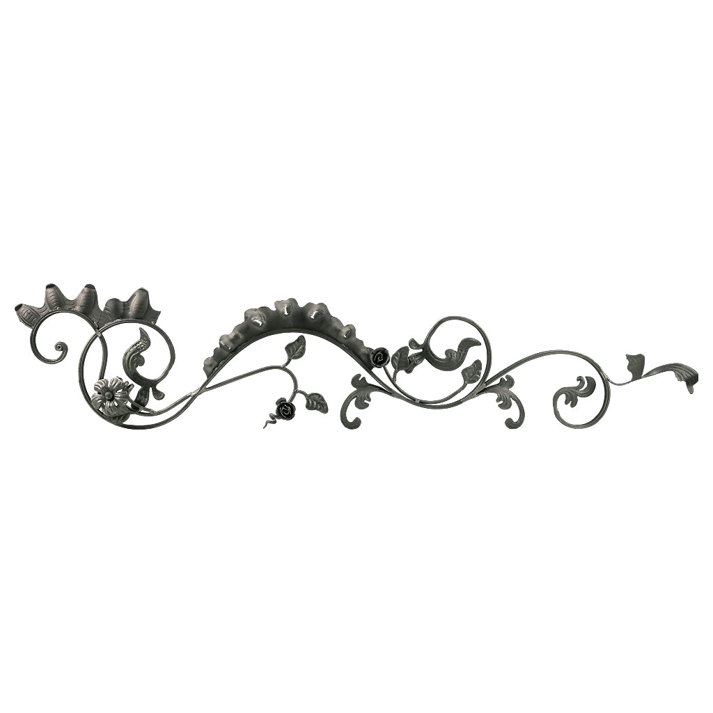 GTP64R Decorative Gate Top 360 x 1400mm 16x8mm Flat Bar