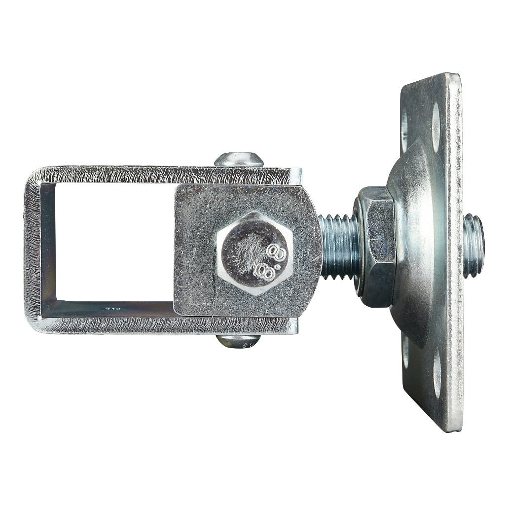 Adjustable Gate Hinge With Square Plate To Suit 30mm Box Section